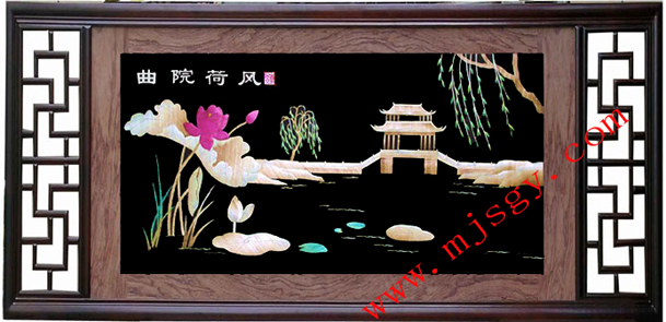 D027 曲院荷風(fēng)70*130CM(圖1)